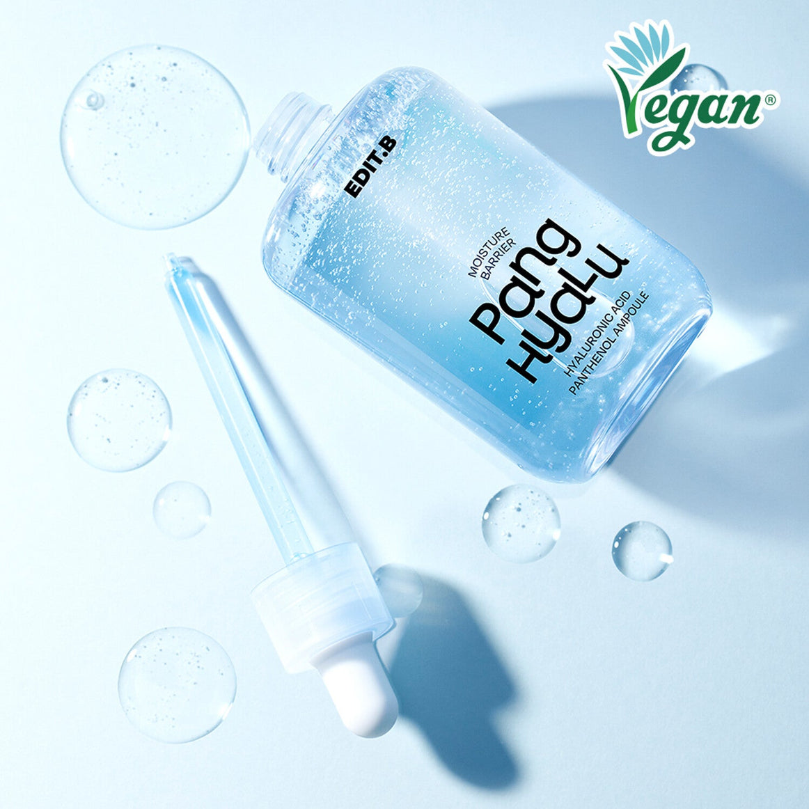 EDIT.B Moisture Barrier Pang Hyalu Hyaluronic Acid Panthenol Ampoule 100ml disponible sur Ma petite Coree, ton Eshop 100% K-beauty en direct de Seoul
