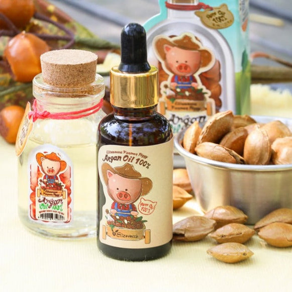 ELIZAVECCA Farmer Piggy Argan Oil 100% 30ml en stock sur Ma Petite Corée