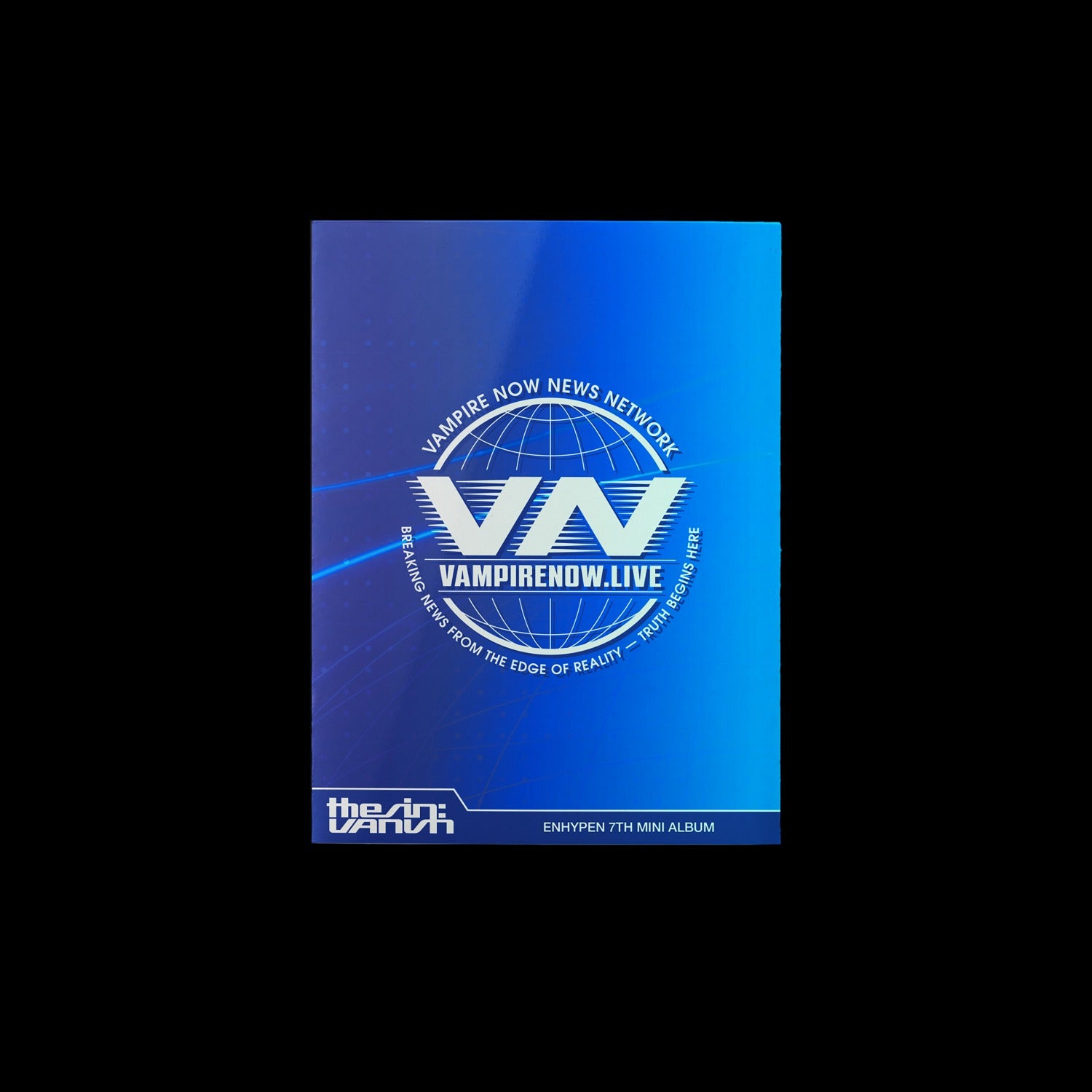 ENHYPEN - [THE SIN : VANISH] (Weverse Albums ver.) - Album Kpop, couverture bleu, style fantasy, boîte en studio