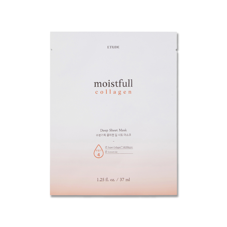 ETUDE Moistfull Collagen Deep Sheet Mask disponible sur Ma petite Coree, ton Eshop 100% K-beauty en direct de Seoul
