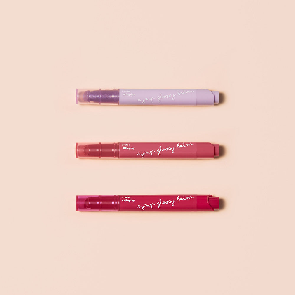 ETUDE Syrub Glossy Balm #Replay disponible sur Ma petite Coree, ton Eshop 100% K-beauty en direct de Seoul