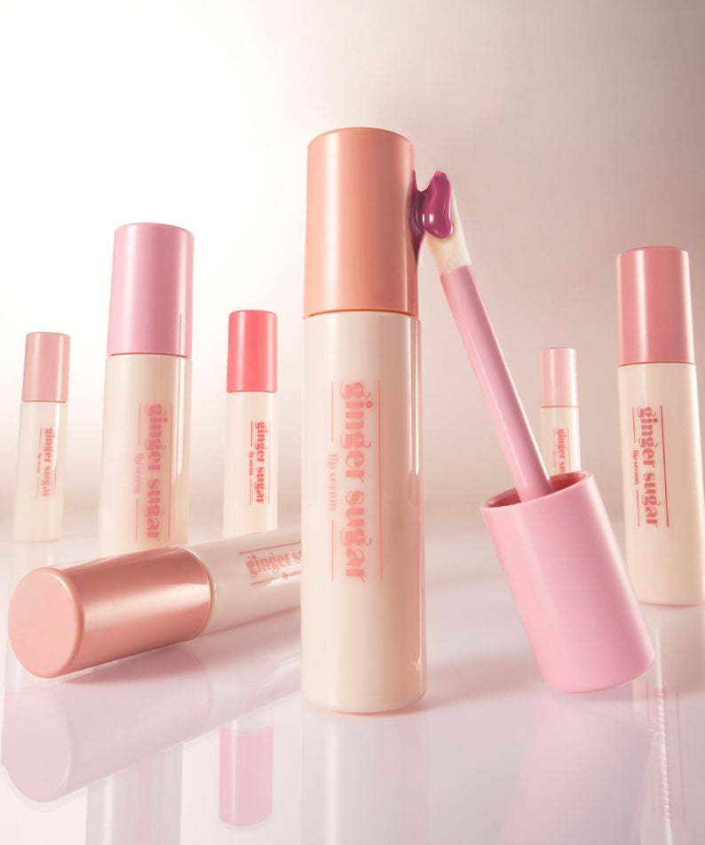 Sérum pour les lèvres ETUDE Ginger Sugar Lip Serum 13g, hydratant et brillant, idéal pour des lèvres douces et nourries.