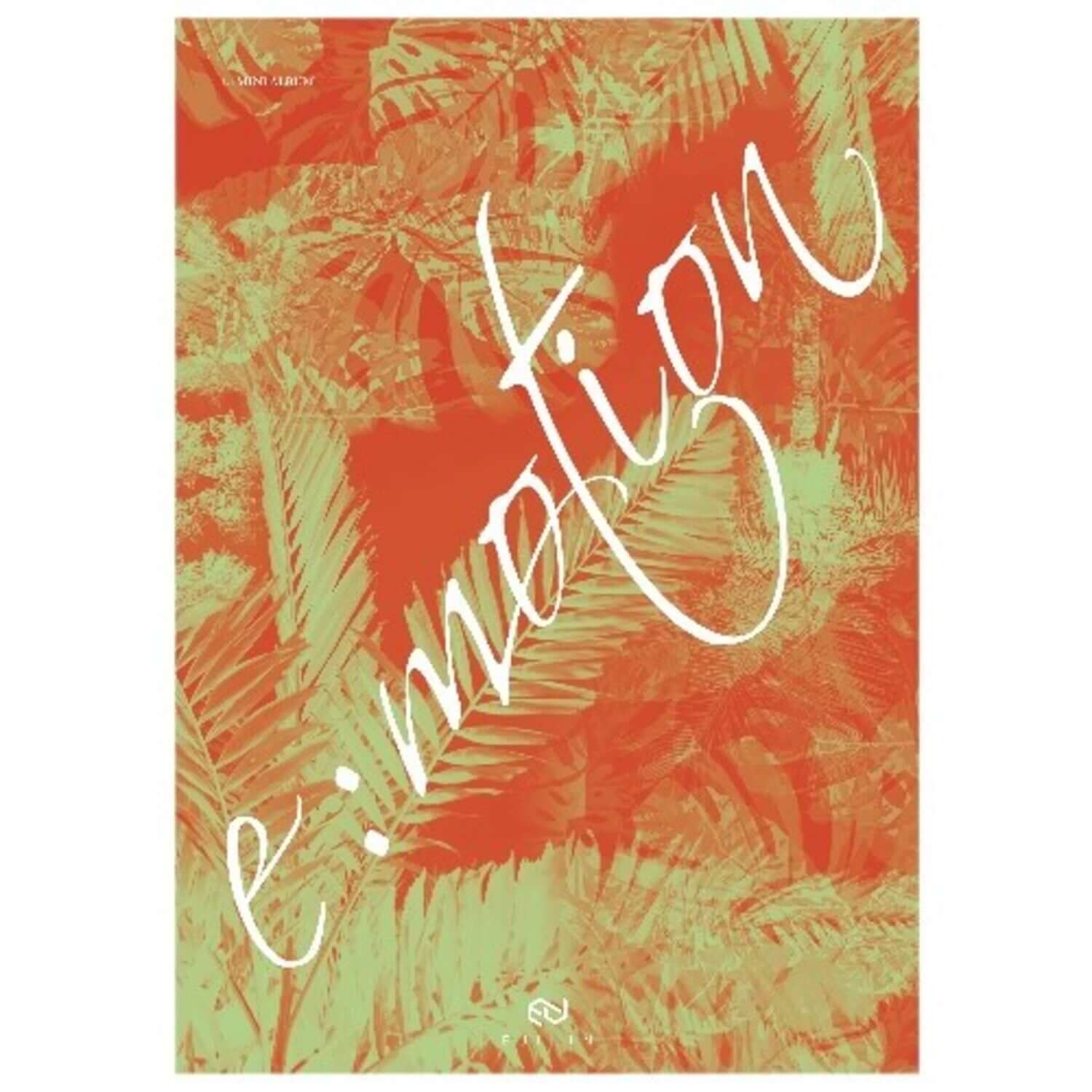 EUIJIN - 1st Album [E:MOTION] (Standard) - Album Kpop, pochette rouge orangée avec typographie, style énergique.