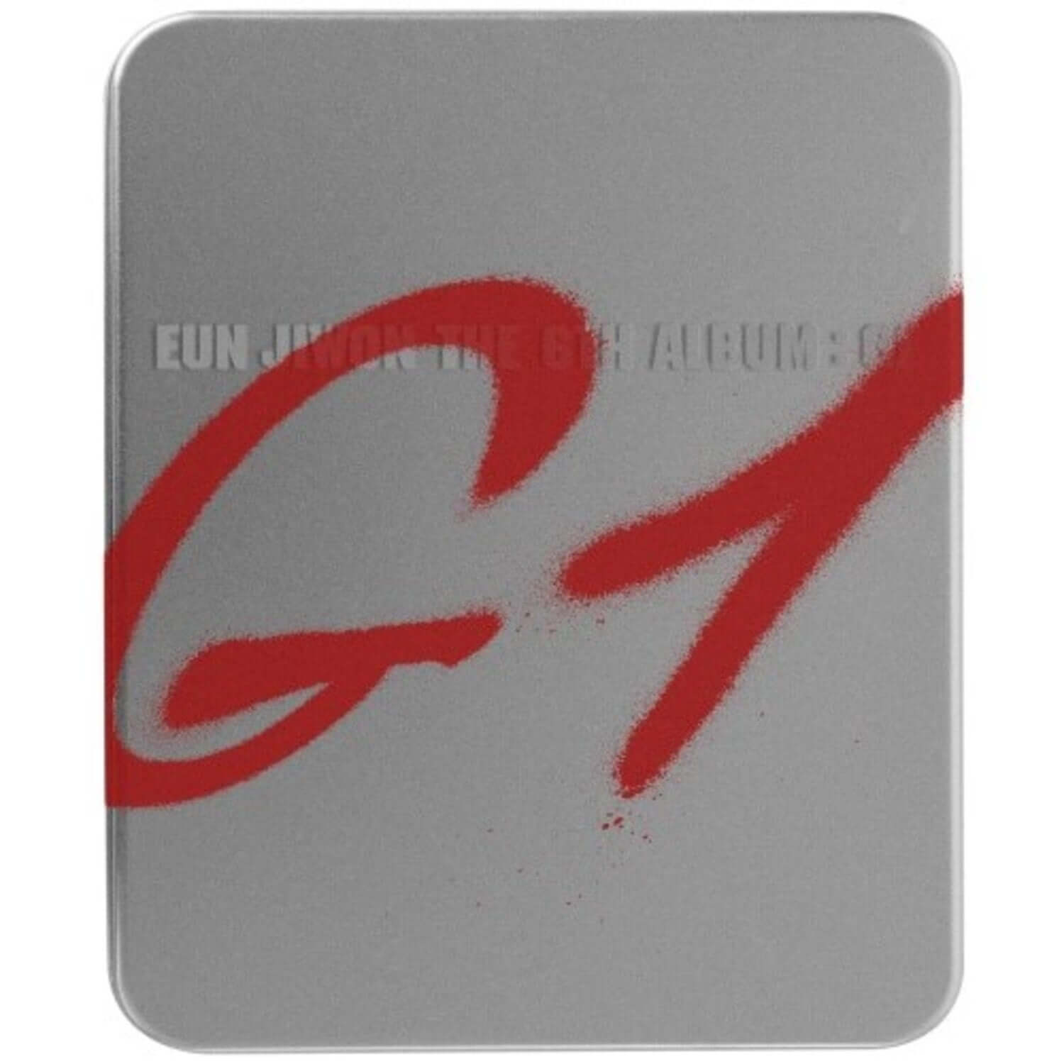 EUN JIWON - 6th Album [EUN JIWON THE 6TH ALBUM : G1] RED VER. - Album Kpop, pochette rouge sur fond gris
