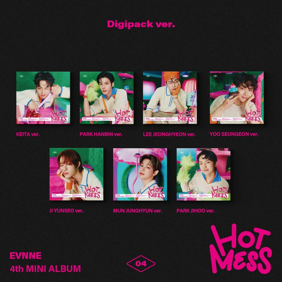 EVNNE - [HOT MESS] (Digipack Ver.)(Random 1 of 7) - Album Kpop
