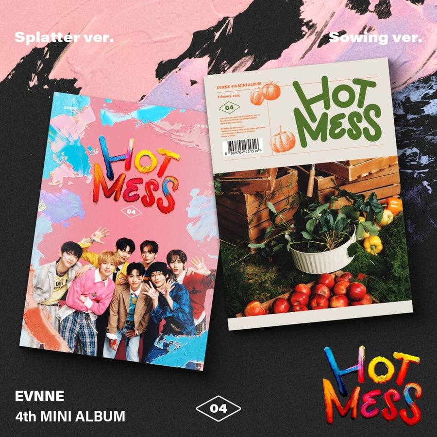 EVNNE - [HOT MESS] (Splatter Ver. / Sowing Ver.)(Random 1 of 2) - Album Kpop