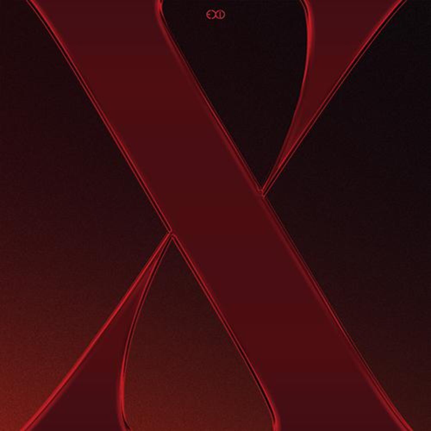 EXID - 10th Anniversary Single [X] - Album Kpop : visuel rouge vif, concept anniversaire, couverture stylisée de l’album EXID