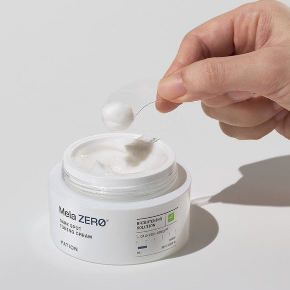 FATION Mela Zero Dark Spot Toning Cream 50ml disponible sur Ma petite Coree, ton Eshop 100% K-beauty en direct de Seoul
