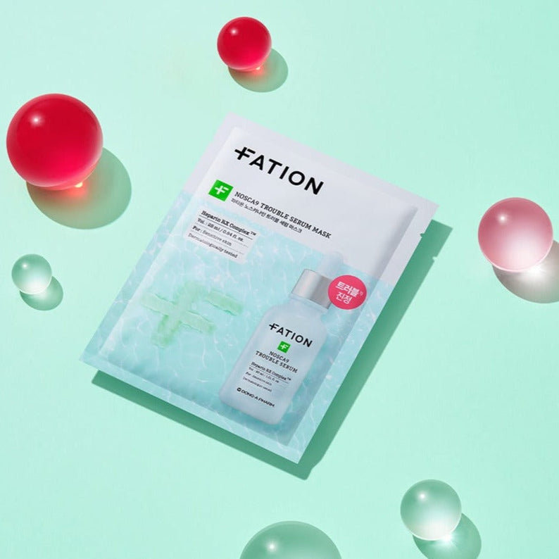 FATION Nosca9 Trouble Serum Mask disponible sur Ma petite Coree, ton Eshop 100% K-beauty en direct de Seoul