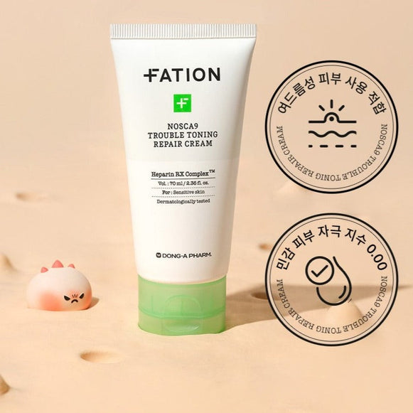 FATION Nosca9 Trouble Toning Repair Cream 70ml disponible sur Ma petite Coree, ton Eshop 100% K-beauty en direct de Seoul