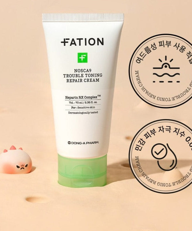 FATION Nosca9 Trouble Toning Repair Cream 70ml disponible sur Ma petite Coree, ton Eshop 100% K-beauty en direct de Seoul