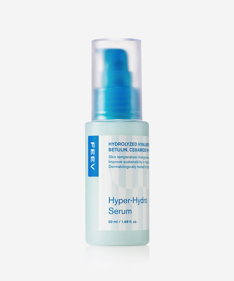 Produit FEEV Hyper Hydro Serum 50ml hydratation intense, sérum visage, soin de peau pour une peau éclatante et revitalisée, format 50ml.