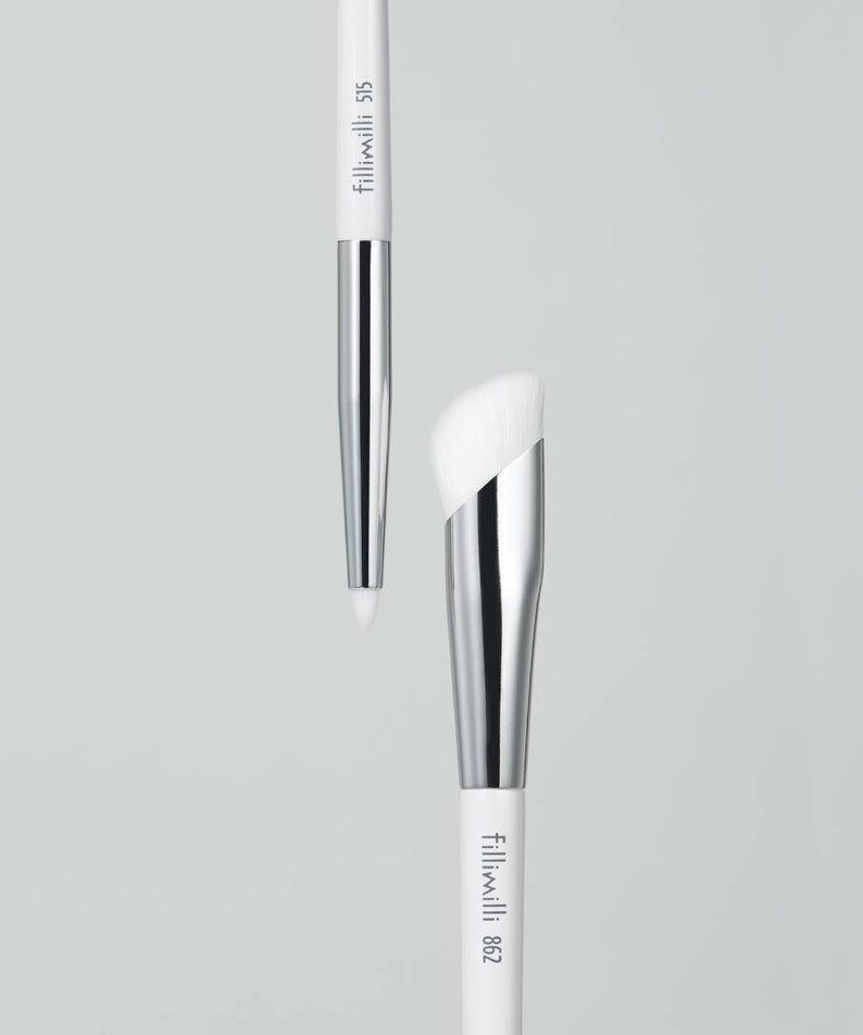 FILLIMILLI Detail Contour Brush Duo (+Free Fitting Contouring Dual Puff)