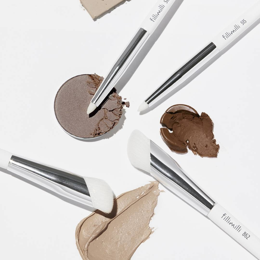 FILLIMILLI Detail Contour Brush Duo (+Free Fitting Contouring Dual Puff)