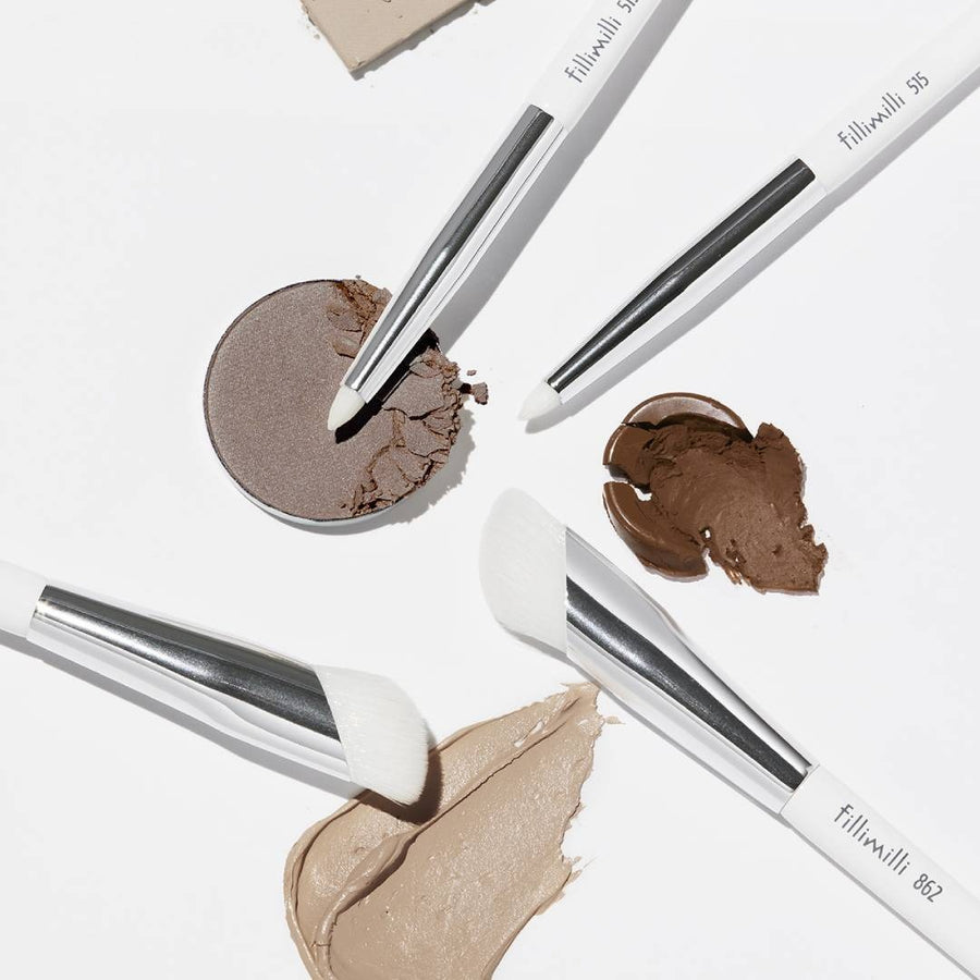 FILLIMILLI Detail Contour Brush Duo (+Free Fitting Contouring Dual Puff)