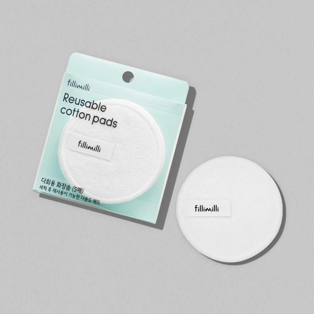 FILLIMILLI Reusable Cotton Pads 5P
