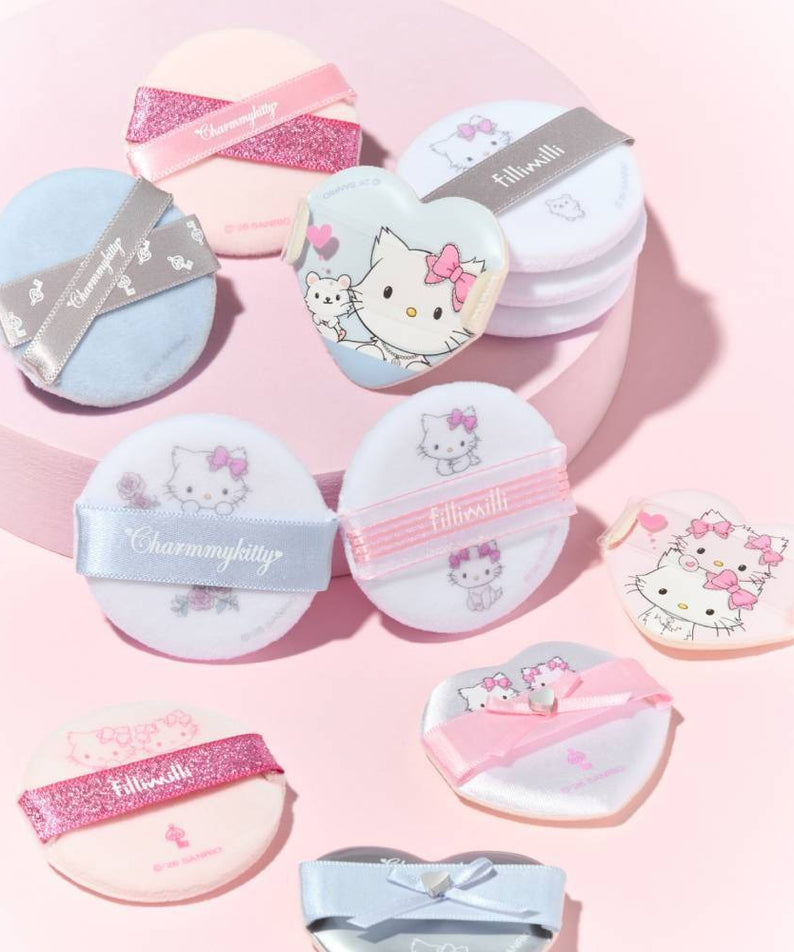 FILLIMILLI x Charmy Kitty Blur Pang Powder Puff 5P 2 Types