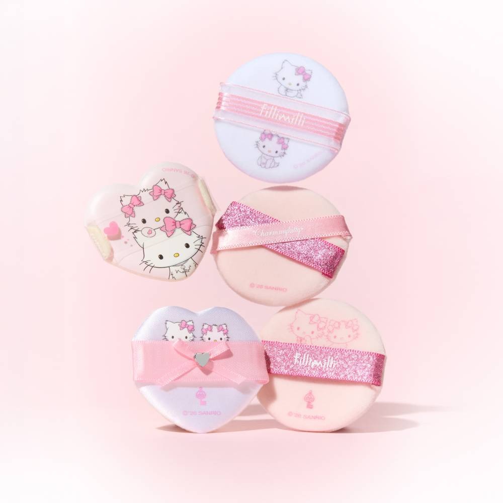 FILLIMILLI x Charmy Kitty Blur Pang Powder Puff 5P 2 Types