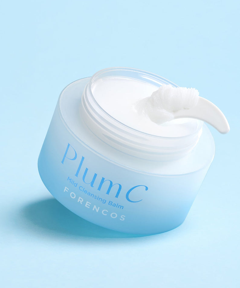 FORENCOS Plum C Mild Cleansing Balm 50ml - Baume nettoyant doux sur fond bleu