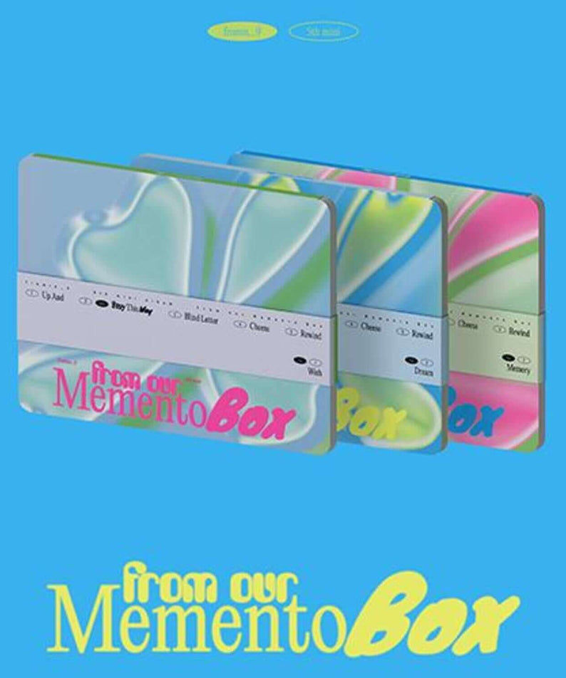 FROMIS_9 - 5th Mini Album [from our Memento Box] (RANDOM ver.) - Album Kpop, visuel coffret coloré MementoBox