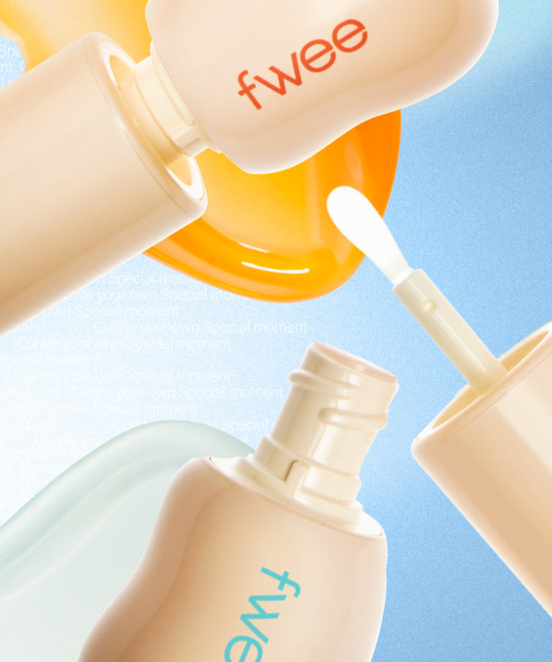 Gloss à lèvres FWEE 3D Changing Gloss avec applicateur et couleurs vives, offrant un effet 3D unique. Découvrir la beauté changeante.