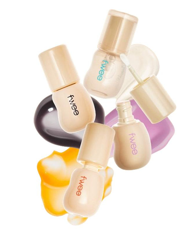 FWEE 3D Changing Gloss, gloss à lèvres unique en multiples couleurs, formulation innovante 3D pour un effet brillant et changeant.