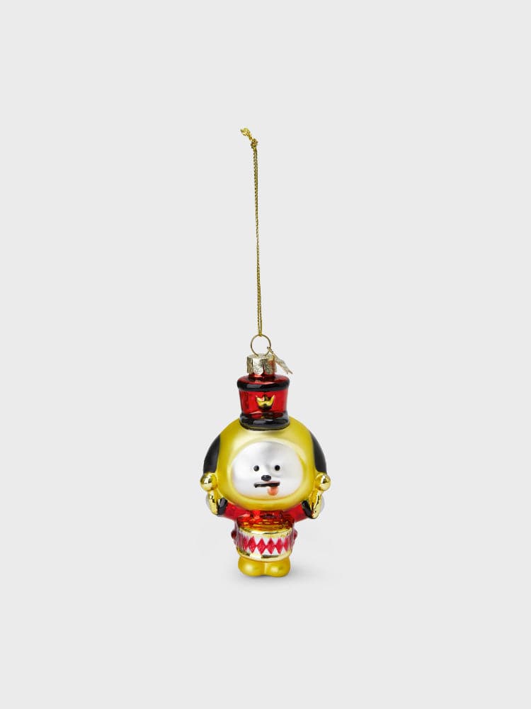 [Family Sale] BT21 VONDELS CHIMMY ORNARMENT porte-clés officiel LINE FRIENDS, figurine CHIMMY suspendue sur fond clair