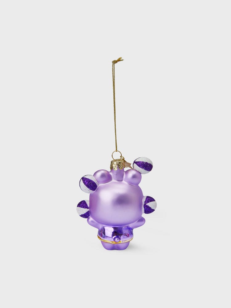[Family Sale] BT21 VONDELS MANG ORNARMENT, porte-clés LINE FRIENDS avec MANG poney danseur masqué, fond uni.
