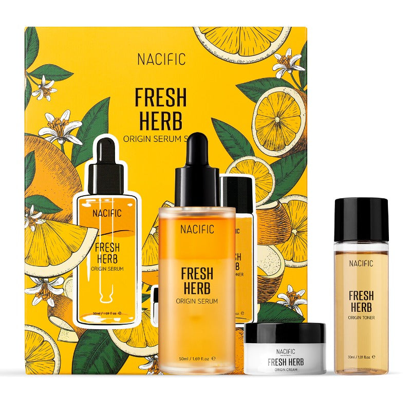 NACIFIC Fresh Herb Origin Special Set (Serum+Toner+Cream) en stock sur Ma Petite Corée