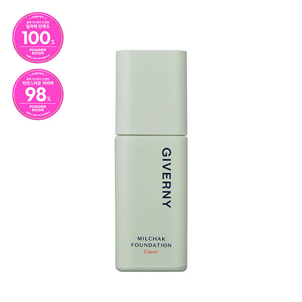 GIVERNY Milchak Foundation Cover 30ml disponible sur Ma petite Coree, ton Eshop 100% K-beauty en direct de Seoul