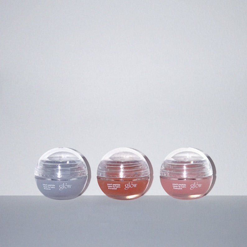 GLOW Peach Peptide Repair Lip Balm 8g disponible sur Ma petite Coree, ton Eshop 100% K-beauty en direct de Seoul