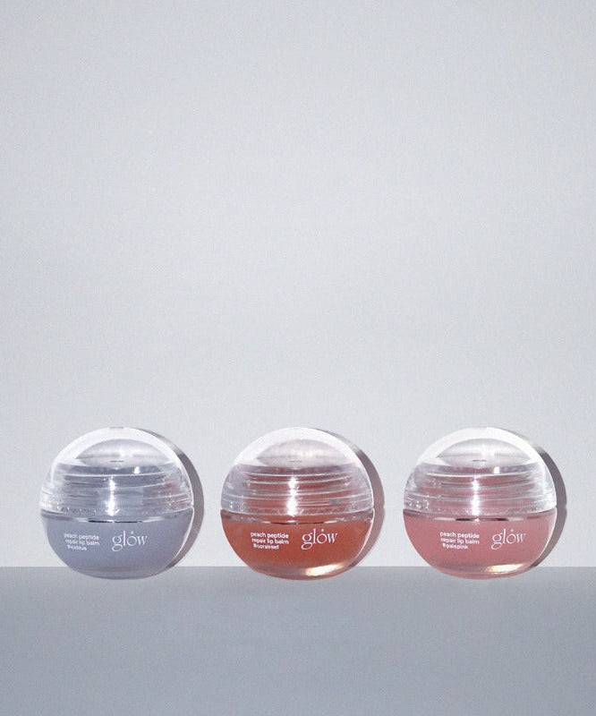 GLOW Peach Peptide Repair Lip Balm 8g disponible sur Ma petite Coree, ton Eshop 100% K-beauty en direct de Seoul