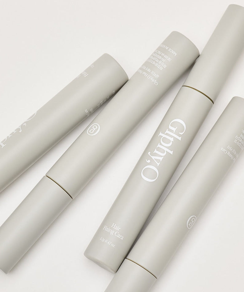 GLPHYO Hair Fixing Cara 12g de la marque GLPHYO, présentée sur fond clair, tubes de produit pour coiffage.