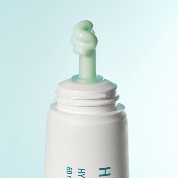 GOODAL Eoseongcho PDRN Hyaluronic Acid Brightening Cream 60ml, flacon pompe vert clair sur fond bleu, image produit