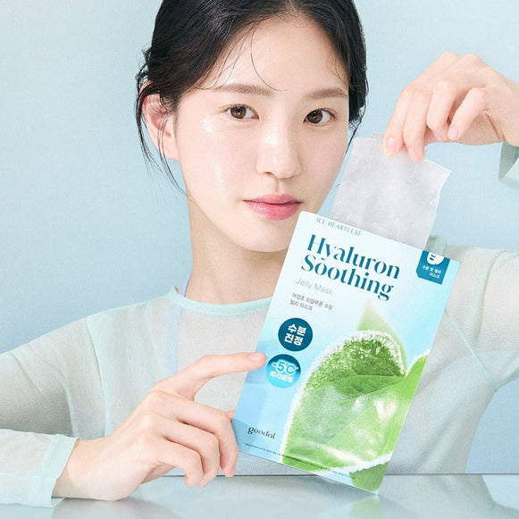 GOODAL Ice Heartleaf Hyaluron Jelly Mask en stock sur Ma Petite Corée