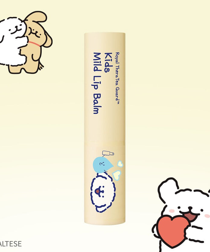 GOONGBE Kids Mild Lip Balm 3.3g [Palace Secret x Maltese] avec designs adorables pour enfants.
