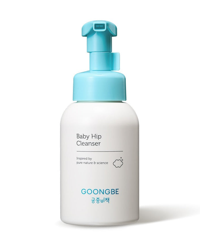 Flacon de 300ml de GOONGBE Palace Secret Baby Hip Cleanser sur fond blanc.
