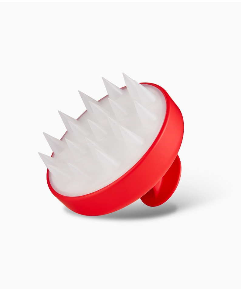 GRAFEN  Edge Finger : brosse antistatique rouge et blanche en forme de pic, produit de la marque sur fond clair.