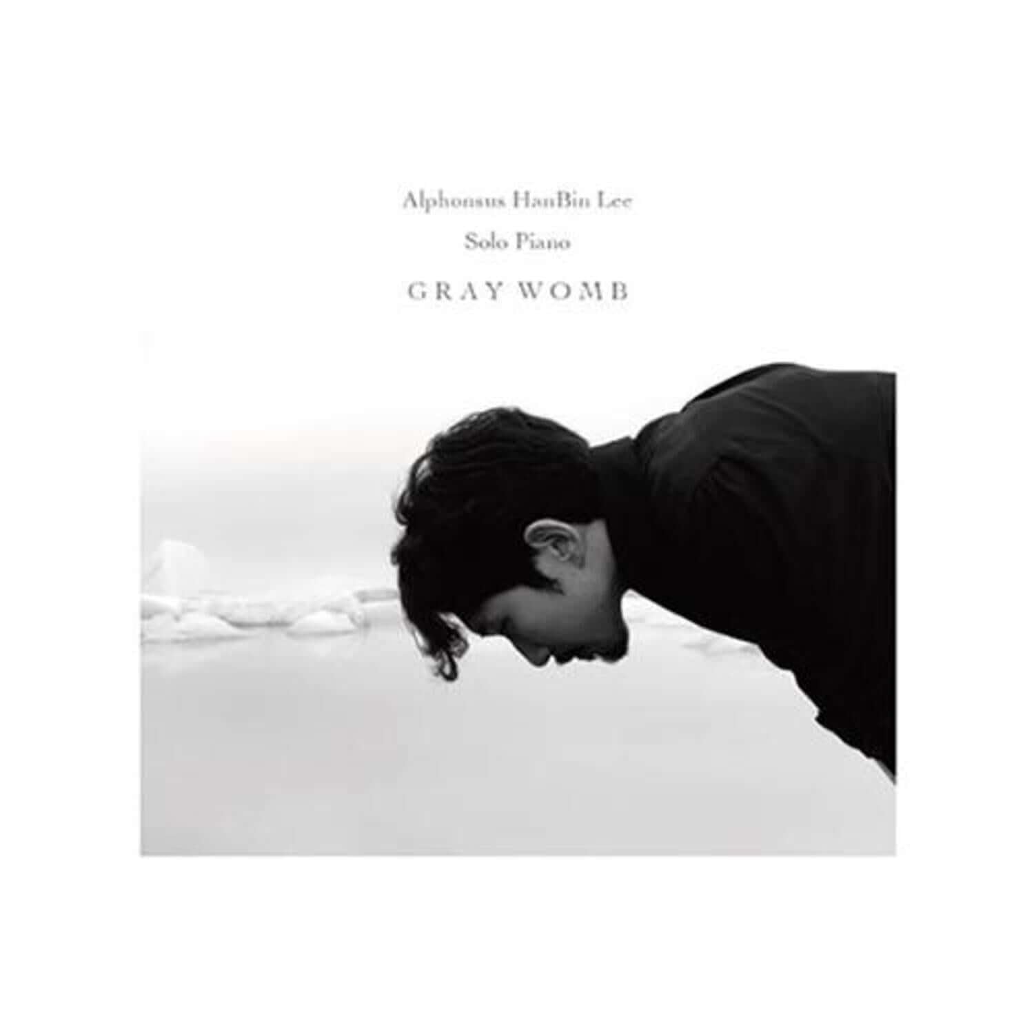 HANBIN LEE - [GRAY WOMB] - Album Kpop, pochette grise avec portrait, ambiance minimaliste sur fond clair