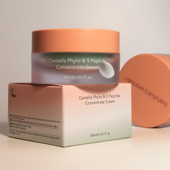 HARUHARU Centella Phyto & 5 Peptide Concentrate Cream 30ml en stock sur Ma Petite Corée