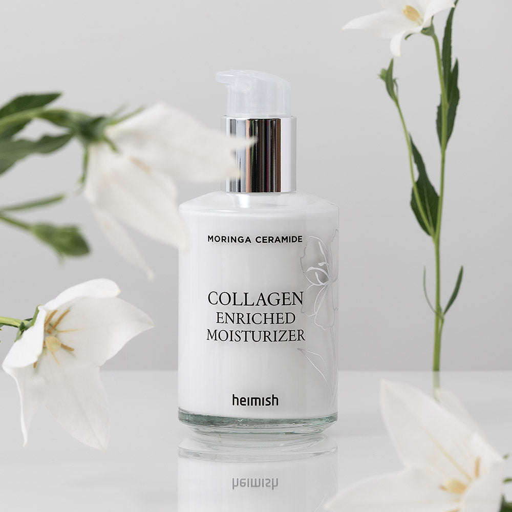 HEIMISH Moringa Ceramide Collagen Enriched Moisturizer 120ml disponible sur Ma petite Coree, ton Eshop 100% K-beauty en direct de Seoul