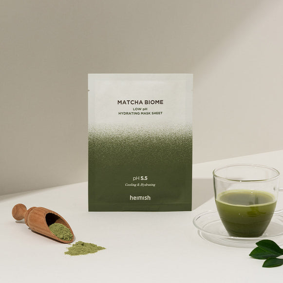 HEIMISH Matcha Biome Low PH Hydrating Mask Sheet en stock sur Ma Petite Corée