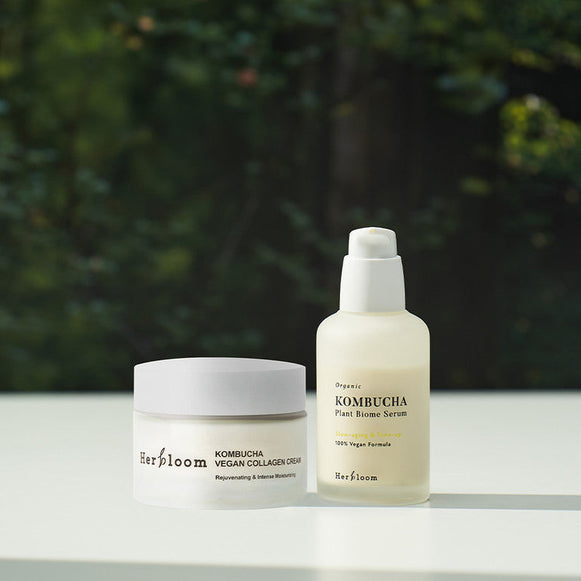 HERBLOOM Kombucha Nourishing Set (Cream+Serum) disponible sur Ma petite Coree, ton Eshop 100% K-beauty en direct de Seoul