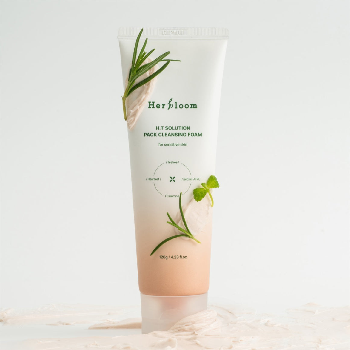 HERBLOOM  H.T Solution Pack Cleansing Foam 120g