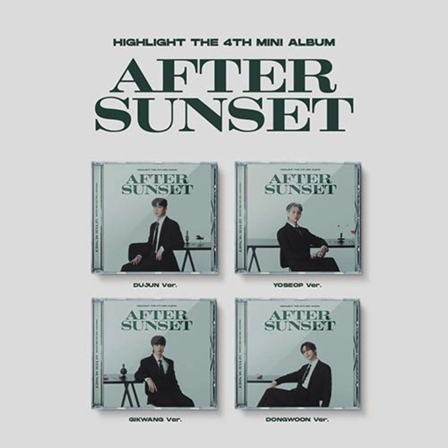 HIGHLIGHT - THE 4th MINI ALBUM [AFTER SUNSET] (JEWEL VER.) (Random 1 of 4) - Album Kpop