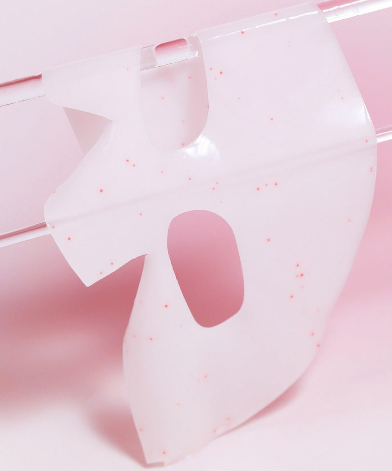 HINCE Kingberry Vita Collagen Mask 37g, masque feuille de la marque HINCE sur emballage rose, cosmétique beauté