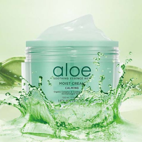 HOLIKA HOLIKA Aloe Soothing Essence 80% Moist Cream 100ml on sales on our Website !