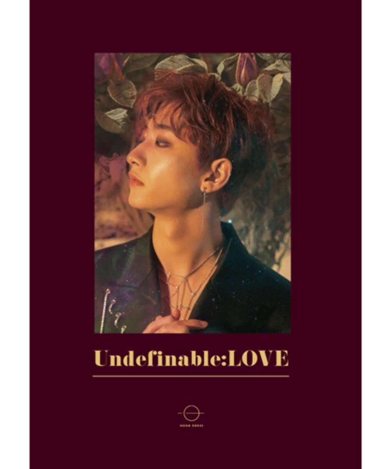 HONG EUNKI - 1st Album [UNDEFINABLE:LOVE] - Album Kpop : couverture avec portrait d’HONG EUNKI, ambiance mature et audacieuse.