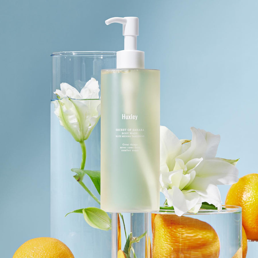 HUXLEY Body Wash Blue Medina Tangerine