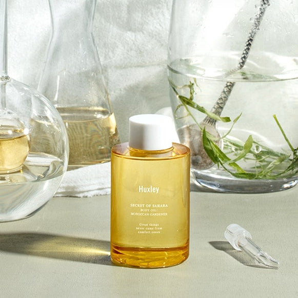 HUXLEY Body Oil Moroccan Gardener 100ml en stock sur Ma Petite Corée